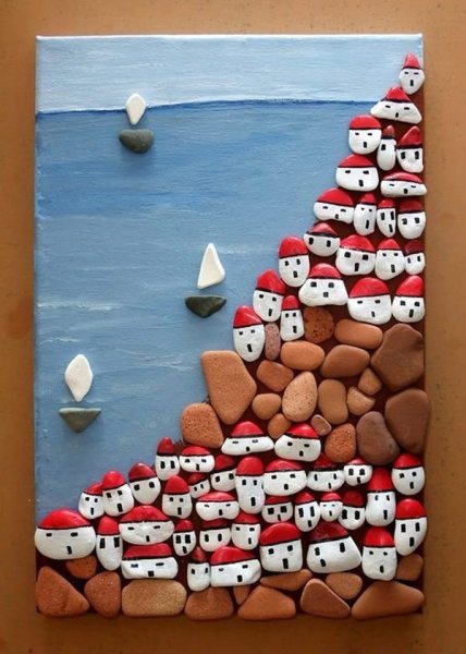 Поделки из камушков