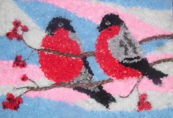 Ниткография Снегири