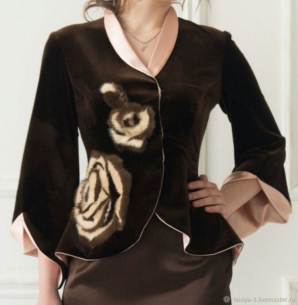 Меховые аппликации на одежду