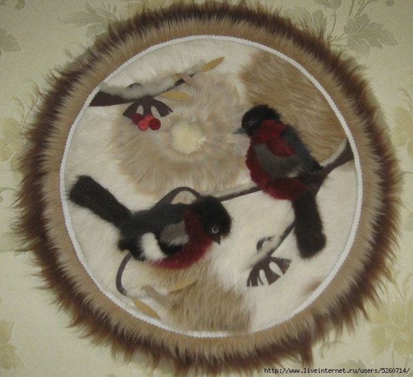 Панно из меха своими руками