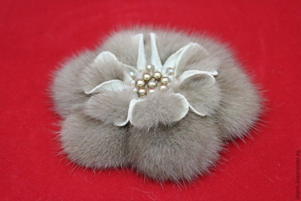 Брошки с мехом