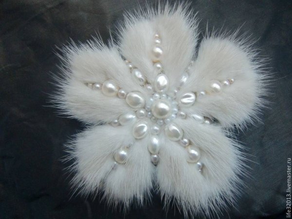 Украшения на меховую шапку