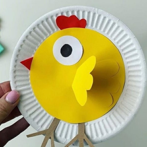 Изделие из одноразовой тарелки