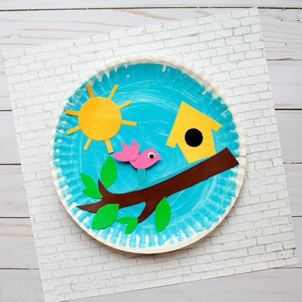 Поделки из одноразовых тарелок