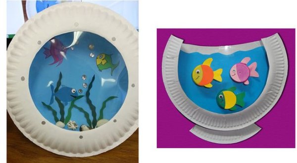 Поделки из пластиковых тарелок