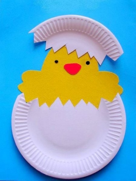 Аппликация на одноразовых тарелках