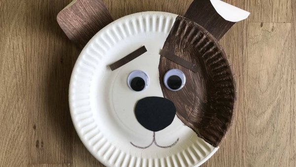 Животные из бумажных тарелок