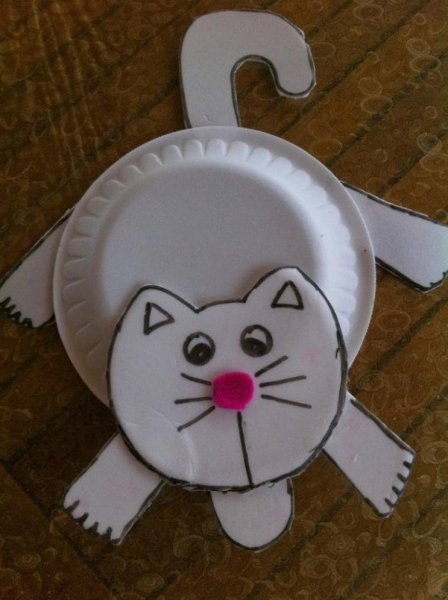 Поделки из одноразовых тарелок