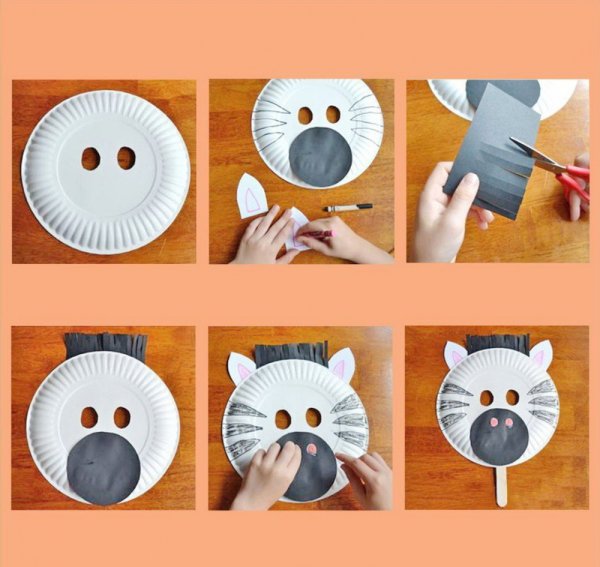 Поделки из пластиковых тарелок