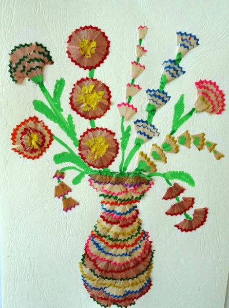 Картины из карандашной стружки