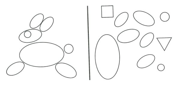 Фигуры из овала