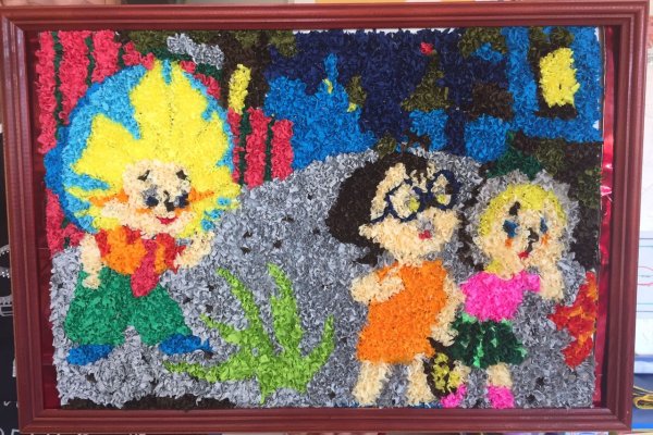 Панно в технике торцевание