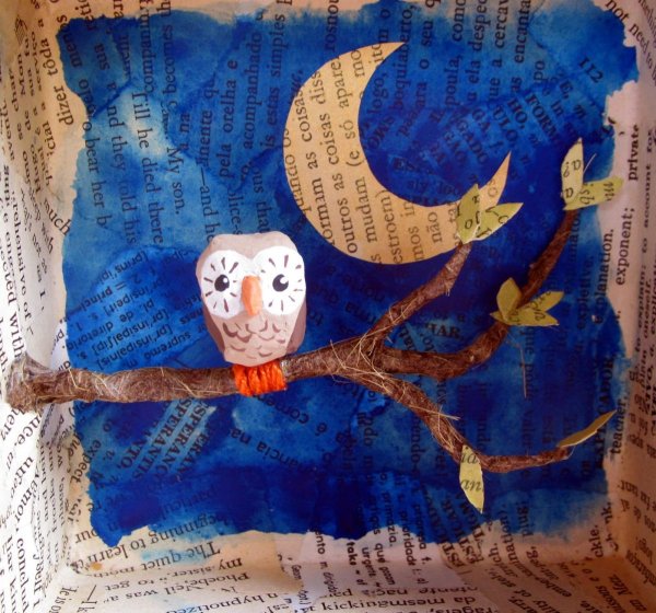 Панно из папье маше