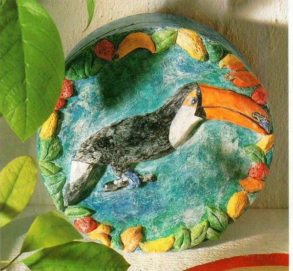 Композиция из папье маше