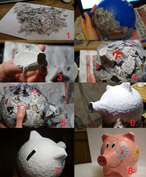 Изделия в технике папье маше