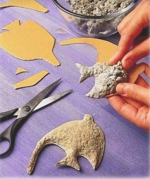 Изделия из бумажной глины