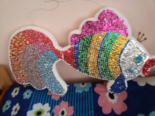 Поделка рыбка