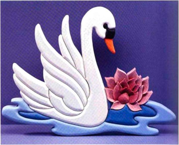 Поделка лебедь