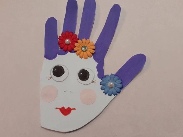 Аппликация ладошки