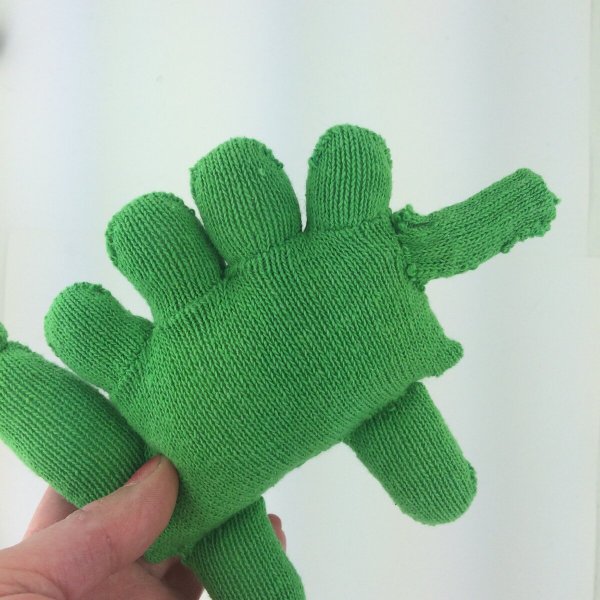 Человечек из перчатки