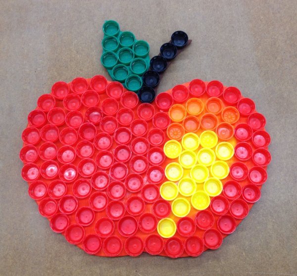 Поделки из крышек