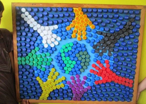 Поделки из пластиковых пробок