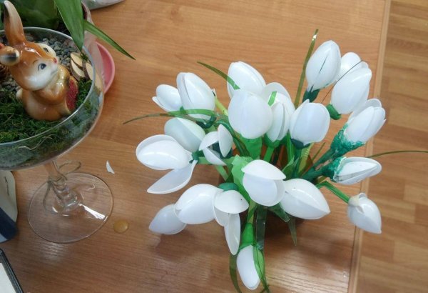 Поделки из пластиковых ложек