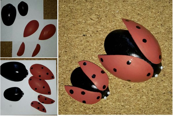 Божья коровка из бутылки