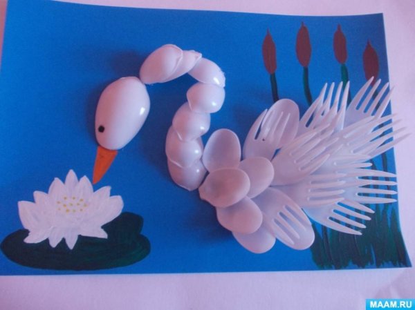 Поделки из одноразовых ложек