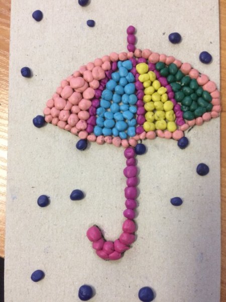 Пластилиновая мозаика для детей