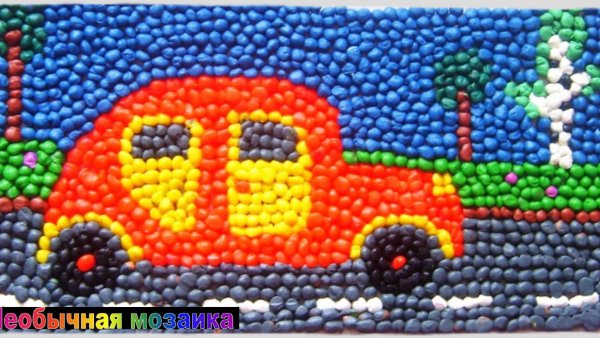 Мозаичная техника пластилинографии