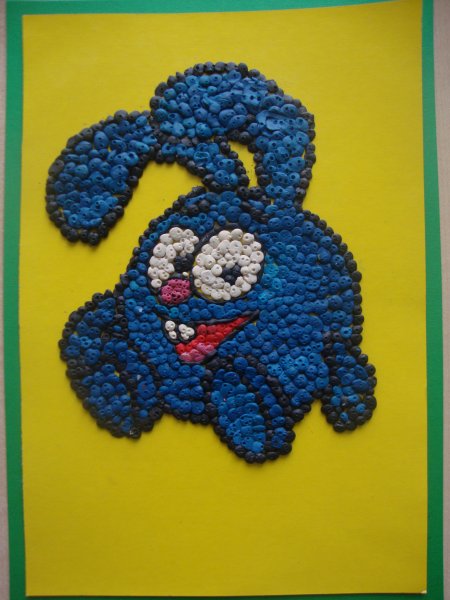 Поделки из пластилина на картоне