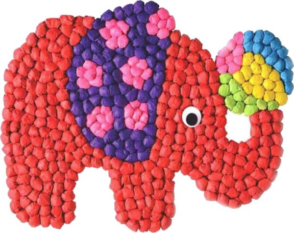 Пластилиновая мозаика