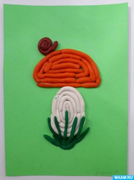 Лепка из пластилиновыъ жгутов