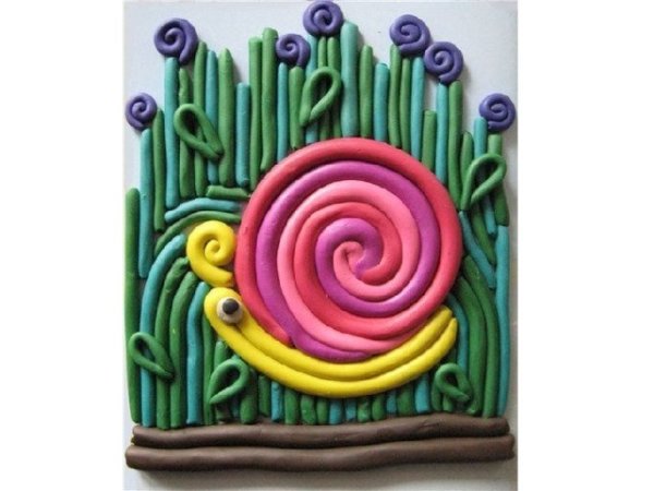 Поделки из пластилиновых жгутиков