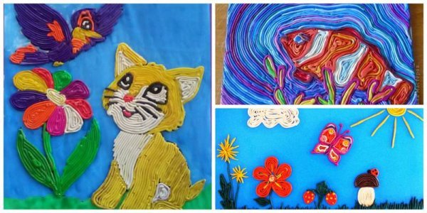 Пластилиновая живопись для детей