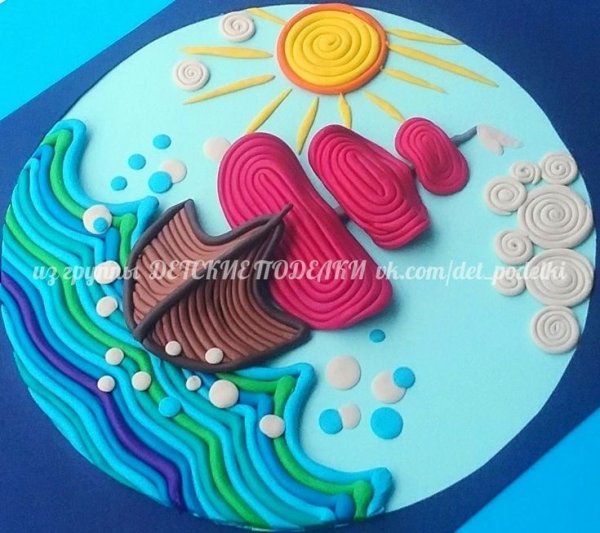 Пластилинография для детей