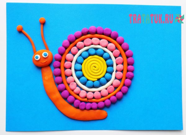 Аппликации из пластилина для детей