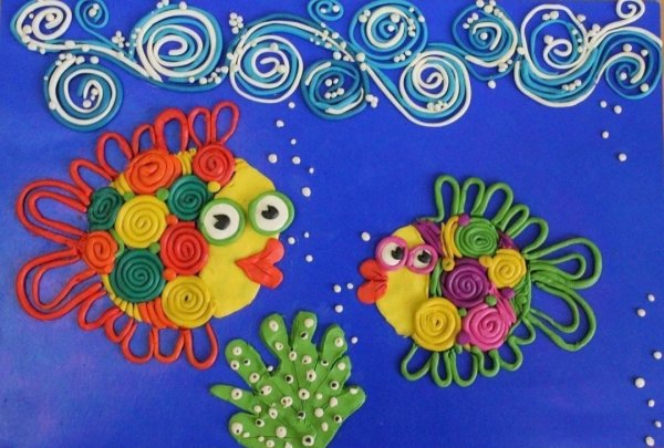 Пластилинография в детском саду