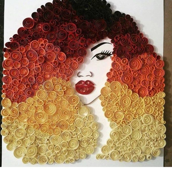 Квиллинг портрет