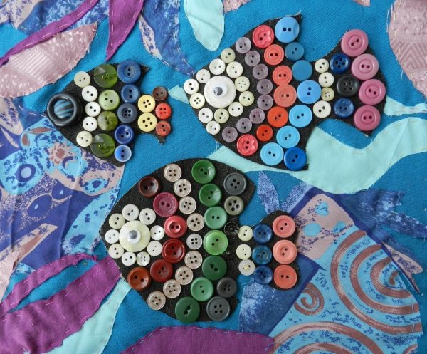 Рукоделие из пуговиц