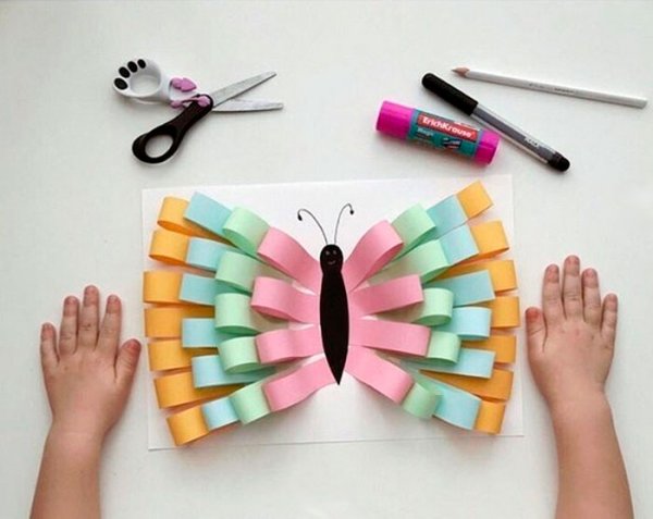 Поделка бабочка