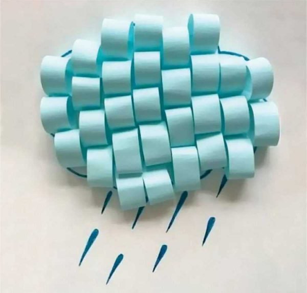 Поделки из полосок цветной бумаги