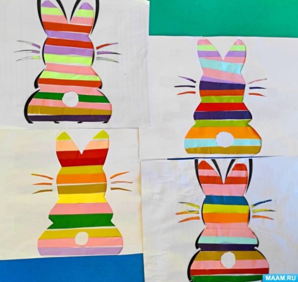 Пасхальное яйцо из полосок бумаги