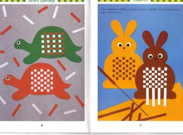 Плетение из бумажных полосок