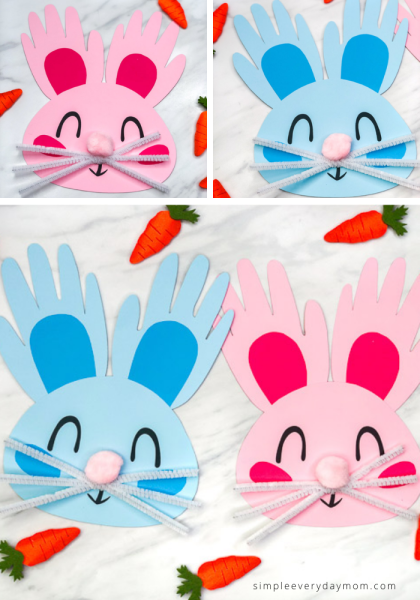 Поделка зайчик из бумаги