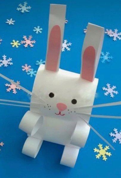 Поделка зайчик на новый год