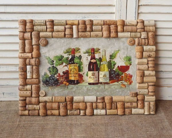 Винные пробки панно