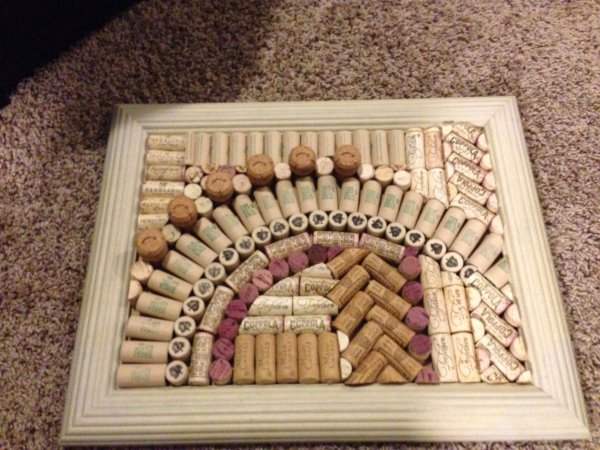 Винные пробки панно