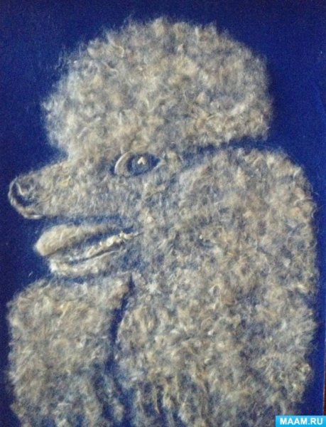 Поделка из тополиного пуха для детей